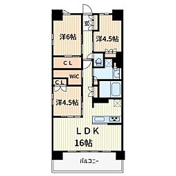 間取図画像 3LDK