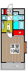 アルファコート川口-2 1Kの間取図画像