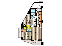 ブランズ川口本町 2LDKの間取図画像