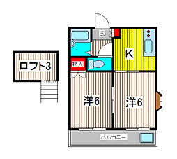 ハイムO.Z 2Kの間取図画像