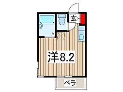尾張屋ビル ワンルームの間取図画像