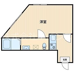 MILKOCOテラス西川口 1Kの間取図画像