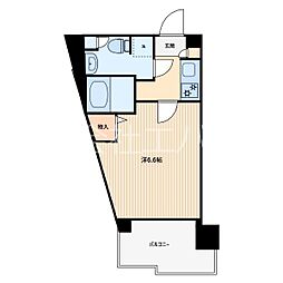 MAXIV西川口AZTRE 1Kの間取図画像
