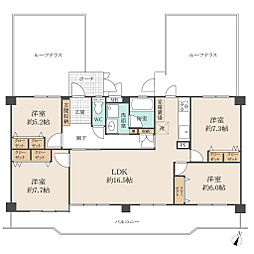 本山ロイヤルマンション 4LDKの間取図画像