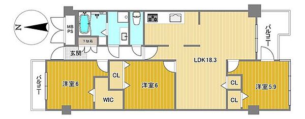 間取り：327001540104