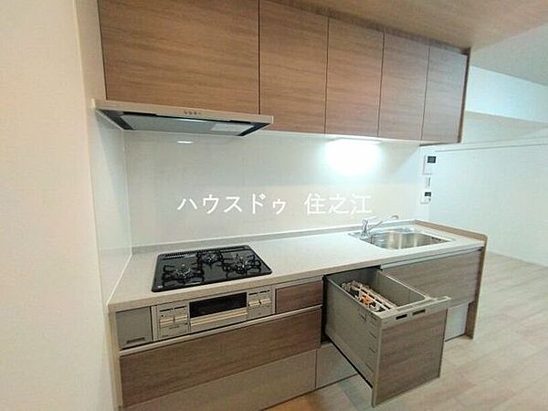 後片付けもラクラクな食洗機付です。忙しいママをサポート