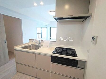 シンクも広めでお料理はもちろん食器洗いもしやすいですよ