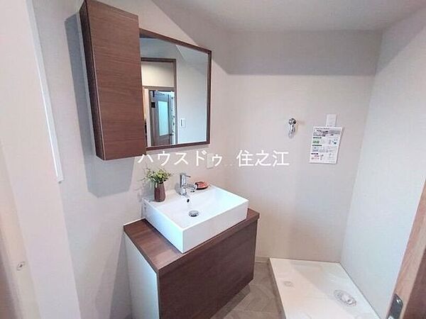 お洒落な洗面台です♪