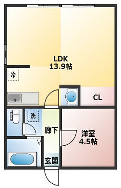 同じ建物の物件間取り写真 - ID:211046758385