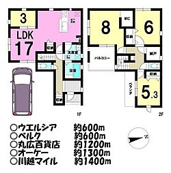 埼玉県川越市仙波町3丁目