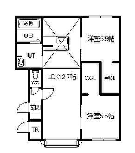 同じ建物の物件間取り写真 - ID:201021755419