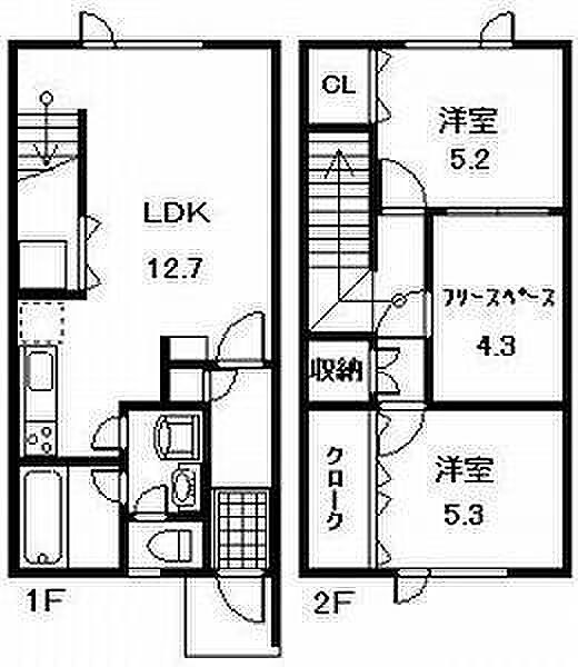 同じ建物の物件間取り写真 - ID:201022328877