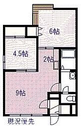 ロイヤル4・9 2LDKの間取図画像