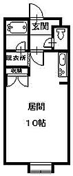コットンハウス12 ワンルームの間取図画像