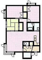 メープル神居 3LDKの間取図画像