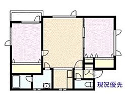 プチハウス 2LDKの間取図画像