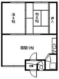 ななかまど 2LDKの間取図画像