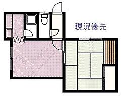 エルム豊岡 1DKの間取図画像