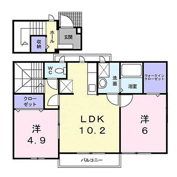 同じ建物の物件間取り写真 - ID:233019872837