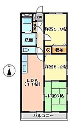 間取図画像 3LDK