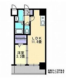 ＡＸｉＳ西桜町 6階1LDKの間取り