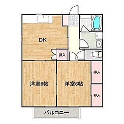 間取図画像 2DK