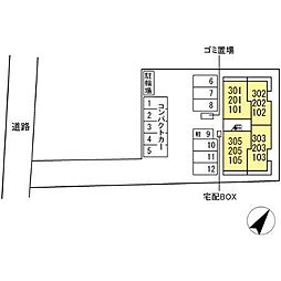 Ｄ-ｒｅｓｉｄｅｎｃｅ多治米東Ｎ 3階1LDKの室内