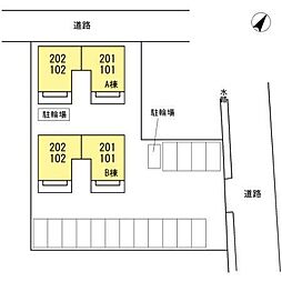 グランヴィル小畑　Ｂ 2階3DKの室内