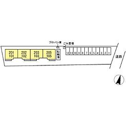 杜セゾン 1階1LDKの室内