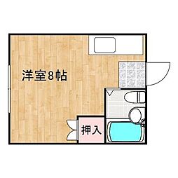 ハイツ・ジュネス ワンルームの間取図画像