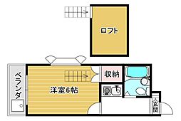 AXIS2M&I 1SKの間取図画像