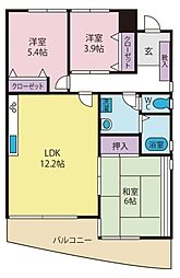 間取図画像 3LDK