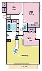 物件の間取り