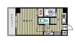 カーサ川島 1Kの間取図画像