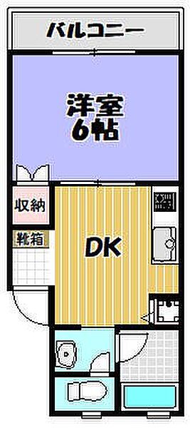 グランメール 103｜東京都西東京市ひばりが丘北１丁目(賃貸アパート1DK・1階・27.08㎡)の写真 その2