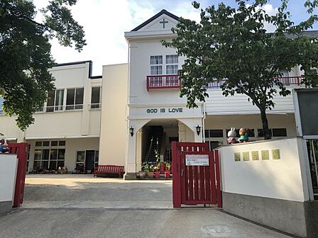 愛隣幼稚園まで　688m　徒歩約9分●岡崎市六供町にある幼稚園です。園の方針で、子供たちものびのびと遊ばせてくれます。スクールバスの利用も可能です。