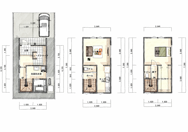 建築参考間取り図