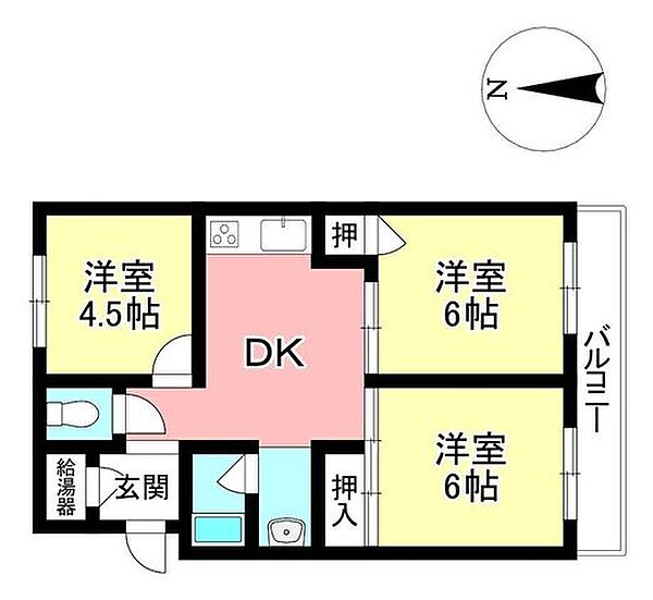 間取りを拡大表示
