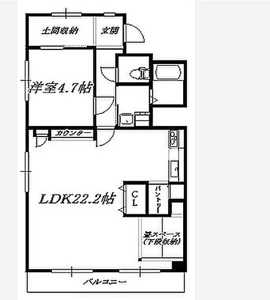 同じ建物の物件間取り写真 - ID:228046406597