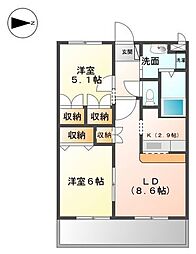 ライツェント　パレス 2階