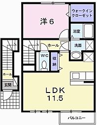ソレアード1 2階
