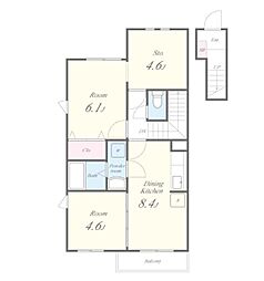 プリムローズコート 2階