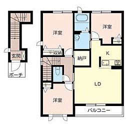 シャーメゾン上野田Ａ棟 2階