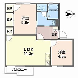 ハイツメイプルタウン 2階