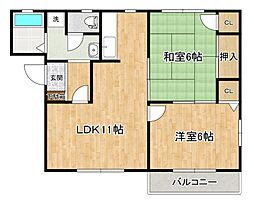 グリーンフォーレスA棟 2階