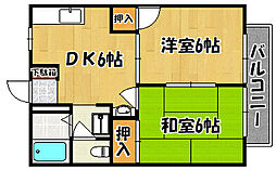 プラザ朝霧 2階