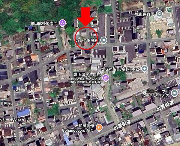 地図を拡大表示