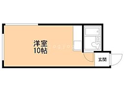 ベル医大前 ワンルームの間取図画像