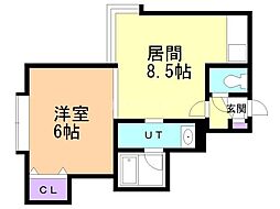 リーベンス南10条 1階