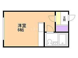 ハイツリラ ワンルームの間取図画像